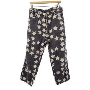 Magnolia pearl gray linen star applique pants